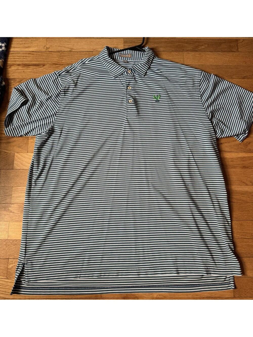 2XL - Men - Peter Millar Summer Comfort Striped Polo Shirt